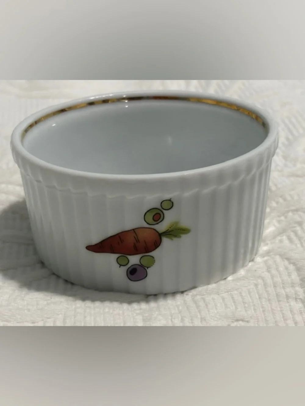 Louis Lourioux  France Set of 4 Ramekins, Vegetables